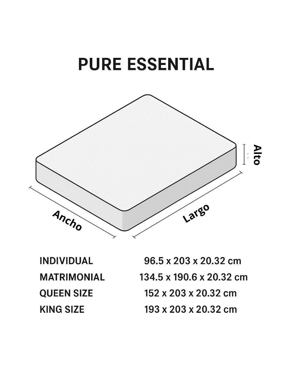 Colchón en caja Pure Essencial 7