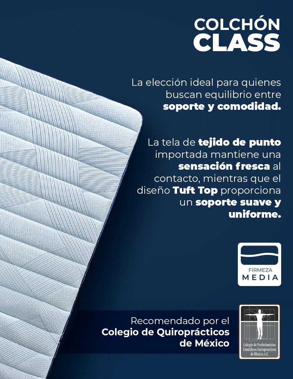 Juego de colchón y box Class 6