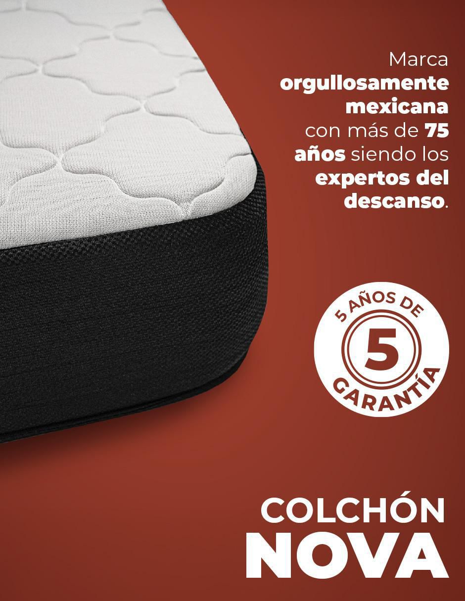 Juego de colchón y box Nova más blancos 5