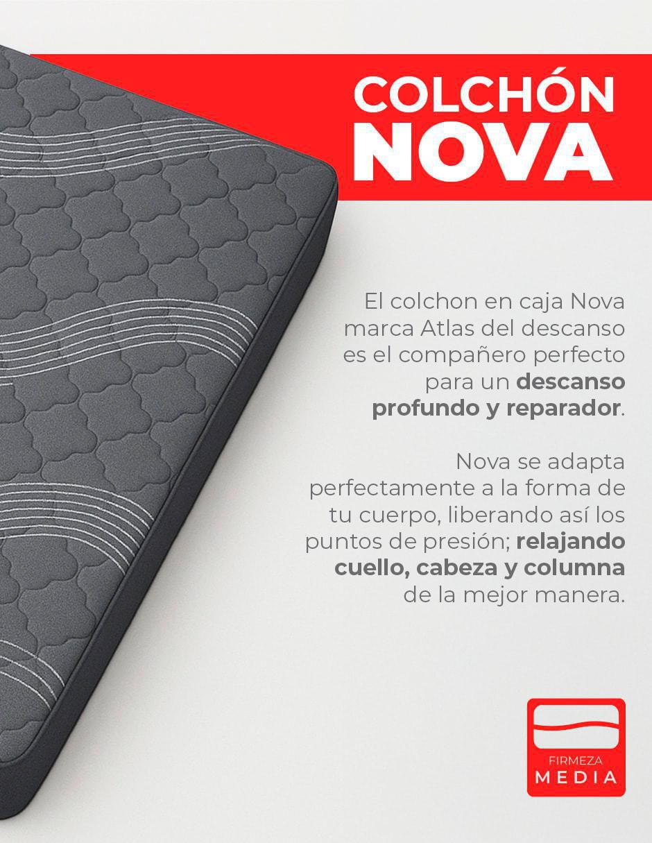 Juego de colchón y box Nova 2