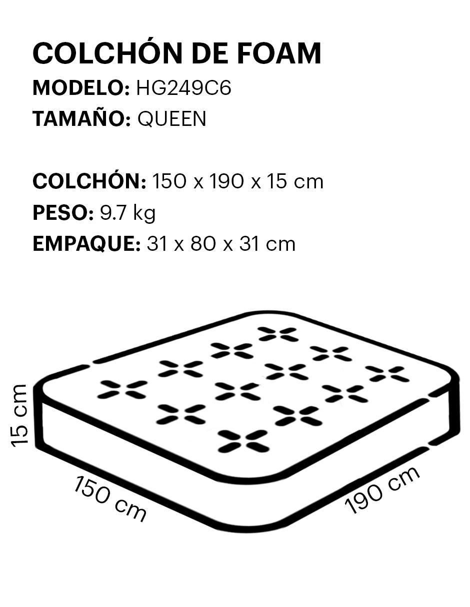 Colchón en caja Queen size 4